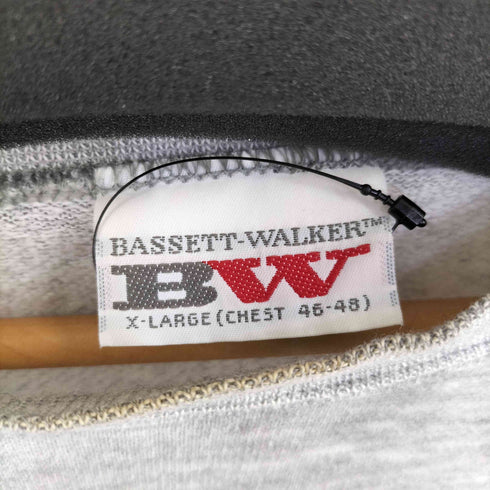 バセットウォーカー BASSETT WALKER USA製 ブランク ラグランスウェット メンズ import:XL