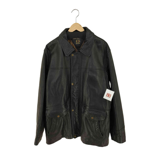 トミーヒルフィガー TOMMY HILFIGER レザーハーフコート メンズ import:L