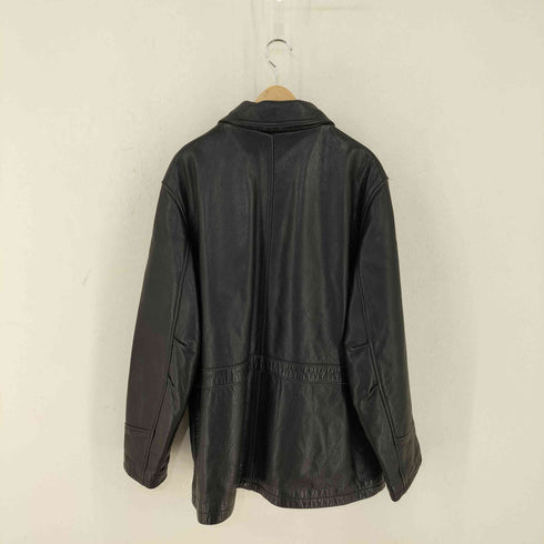 トミーヒルフィガー TOMMY HILFIGER レザーハーフコート メンズ import:L