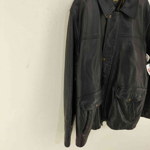 トミーヒルフィガー TOMMY HILFIGER レザーハーフコート メンズ import:L