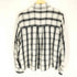 ザラ ZARA ラメ糸混レーヨンオンブレチェックシャツ レディース L