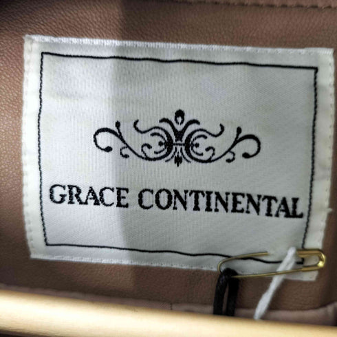 グレースコンチネンタル GRACE CONTINENTAL ノーカラーライダースジャケット レディース JPN:2