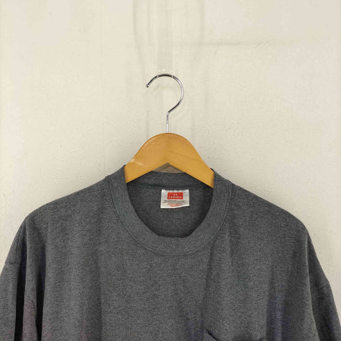 ヘインズ Hanes USA製 ポケットTシャツ メンズ import:L