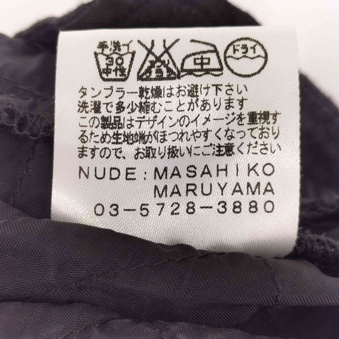 ヌードマサヒコマルヤマ nude:masahiko maruyama キュプラ 羽織 キルティングジャケット レディース 40