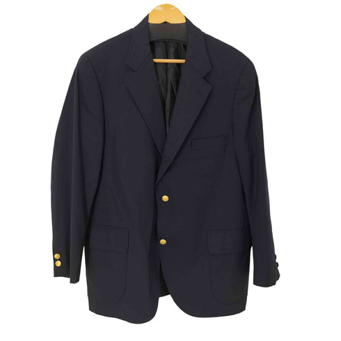ブルックスブラザーズ BROOKS BROTHERS 金釦 紺ブレ 3Bテーラードジャケット ブレザー メンズ