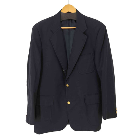 ブルックスブラザーズ BROOKS BROTHERS 金釦 紺ブレ 3Bテーラードジャケット ブレザー メンズ 42REG