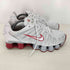 ナイキ NIKE W SHOX TL PLATINUM TINT/WHITE-GYM RED メンズ JPN:28