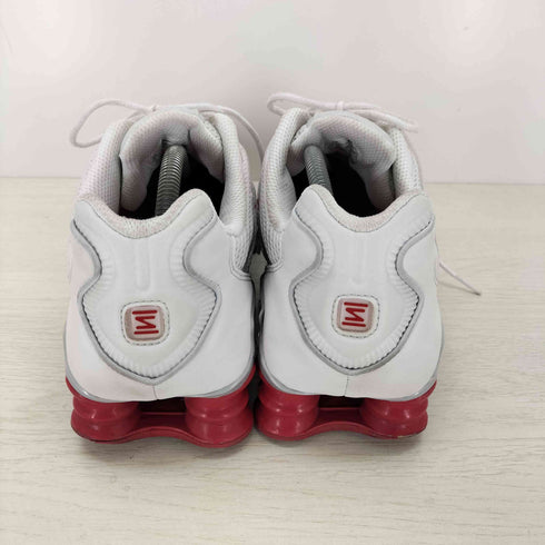 ナイキ NIKE W SHOX TL PLATINUM TINT/WHITE-GYM RED メンズ JPN:28