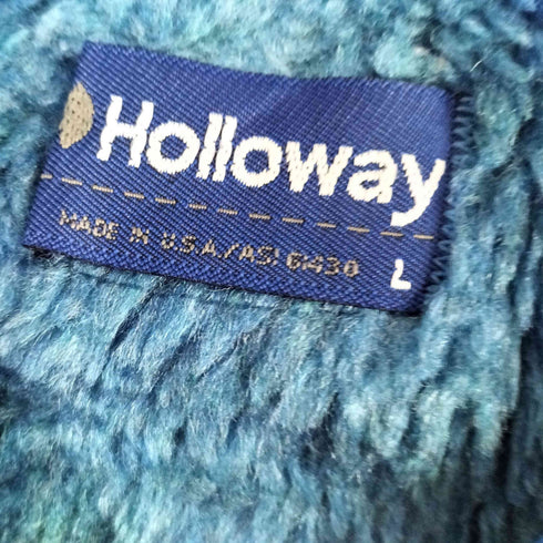 ホロウェイ HOLLOWAY 90S USA製 裏ボア ナイロン コーチジャケット メンズ import:L