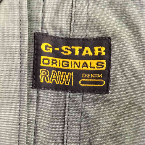 ジースターロー G-STAR RAW エポレット ロゴパッチ L/S シャツ メンズ import:XL