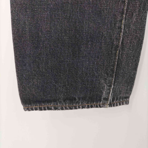 ドゥニーム Denime ボタンフライブラックデニムパンツ メンズ US:32-33