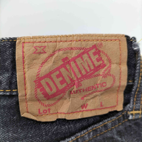 ドゥニーム Denime ボタンフライブラックデニムパンツ メンズ US:32-33