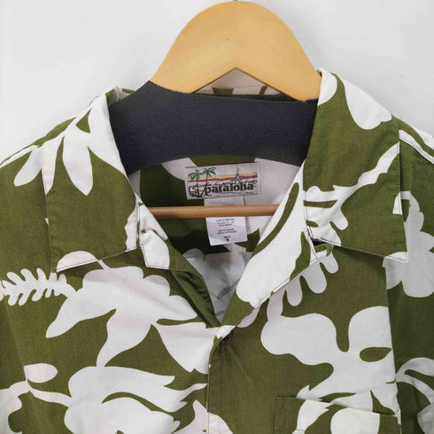 パタロハ pataloha 白タグ ショートスリーブ 開襟アロハシャツ メンズ import:M