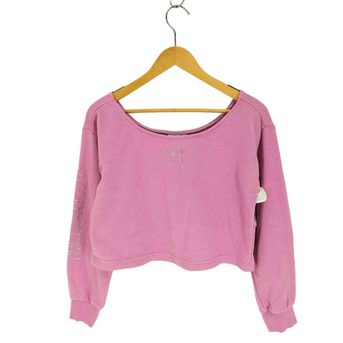 アディダスオリジナルス adidas Originals LUXE SLOUCHY CREW スウェット ラインストーンロゴスウェット レディース JPN:S
