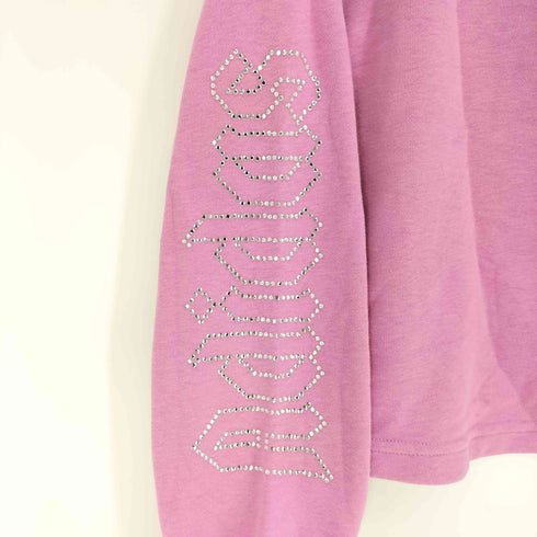アディダスオリジナルス adidas Originals LUXE SLOUCHY CREW スウェット ラインストーンロゴスウェット レディース JPN:S