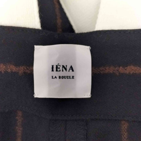 イエナラブークル IENA LA BOUCLE チョークストライプサスペンダーパンツ レディース 36