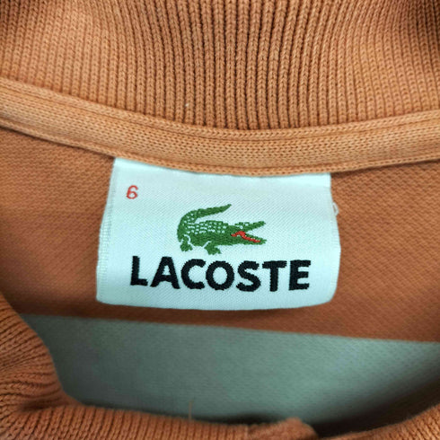 ラコステ LACOSTE ボーダー柄ポロシャツ メンズ 6