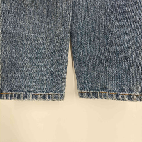 モスキーノジーンズ MOSCHINO JEANS バックポケットパッチ テーパードデニムパンツ レディース W60