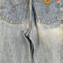 モスキーノジーンズ MOSCHINO JEANS バックポケットパッチ テーパードデニムパンツ レディース W60