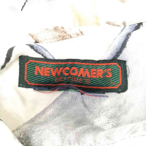 NEWCOMER'S 総柄レーヨンシャツ メンズ JPN:L