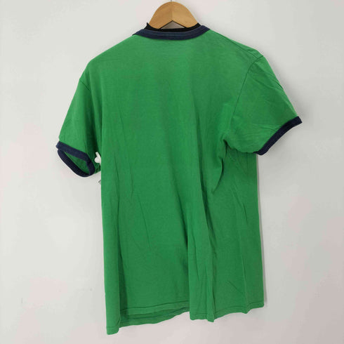 バランスアンドハーモニー BALANCE&HARMONY USA製 フロントプリント リンガーTシャツ メンズ import:L