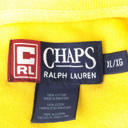 チャップスラルフローレン CHAPS RALPH LAUREN 月桂樹刺繍ポロシャツ メンズ JPN:XL