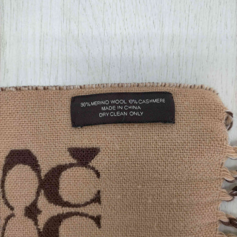 コーチ COACH カシミヤ混 シグネチャーマフラー レディース