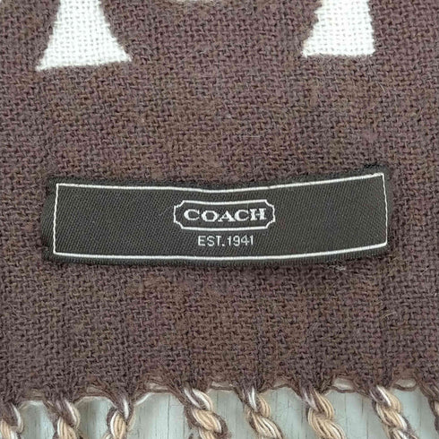 コーチ COACH カシミヤ混 シグネチャーマフラー レディース