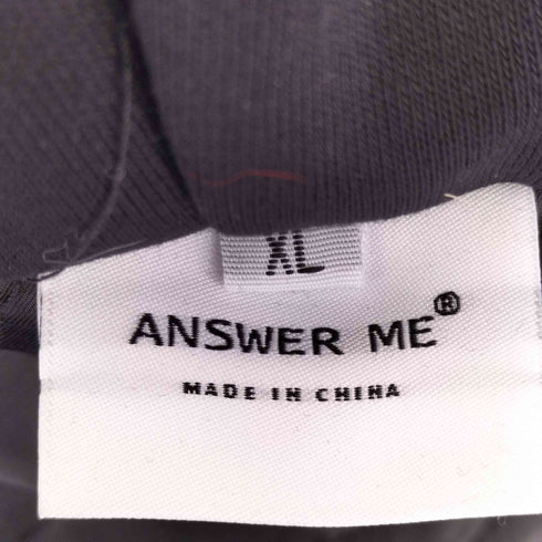 ANSWER ME フェイクレザージャケット メンズ JPN:XL