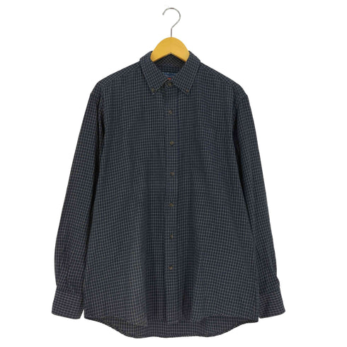 ピューリタン PURITAN ブロックチェック ボタンダウンシャツ メンズ import:M
