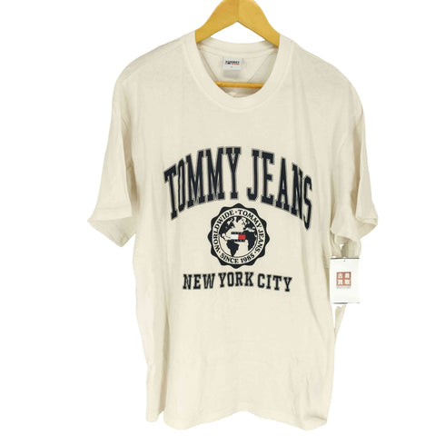 トミージーンズ tommy jeans フロントプリントクルーネックTシャツ メンズ JPN:L
