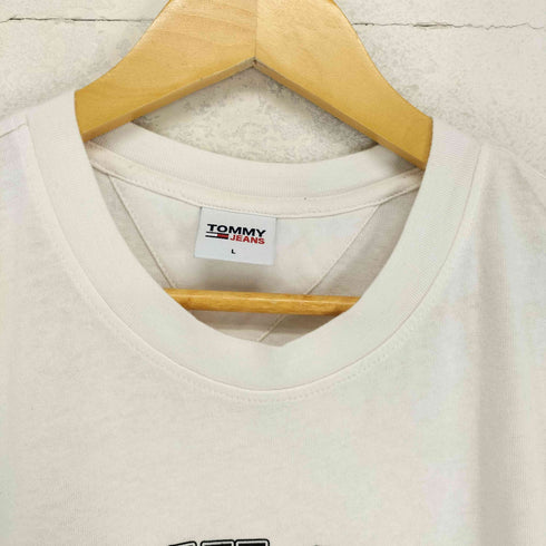 トミージーンズ tommy jeans フロントプリントクルーネックTシャツ メンズ JPN:L