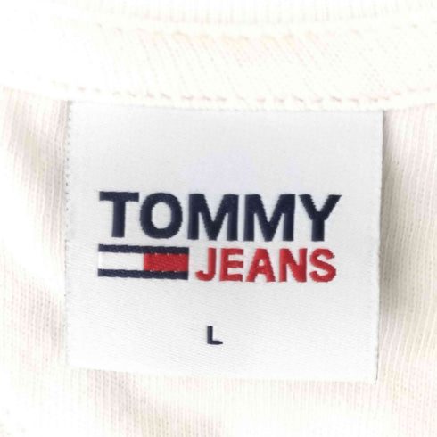 トミージーンズ tommy jeans フロントプリントクルーネックTシャツ メンズ JPN:L