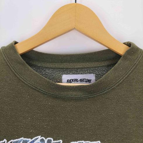 ファッキンオーサム FUCKING AWESOME ロゴプリントクルーネックスウェット メンズ import:L 29/32