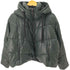 ザラ ZARA FAUX LEATHER PUFFER JACKET メンズ 28