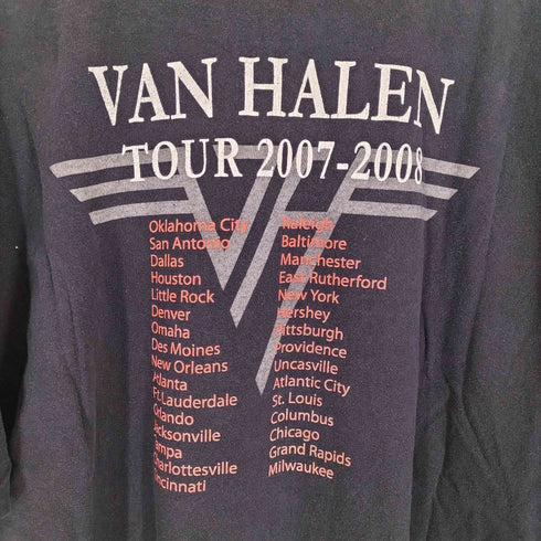 アンビル Anvil 00s 2007-2008 TOUR 両面プリントバンドTシャツ メンズ 2X