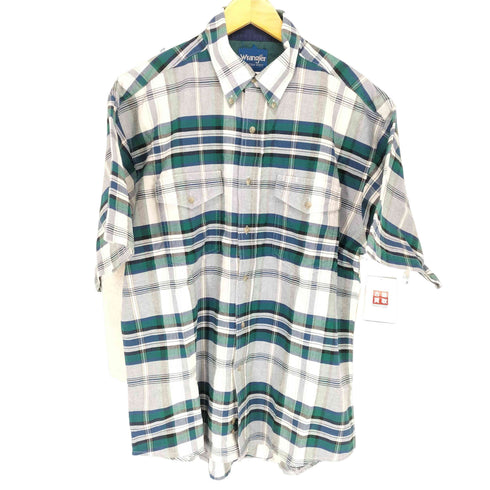 ラングラー Wrangler チェックオックスフォードシャツ メンズ
