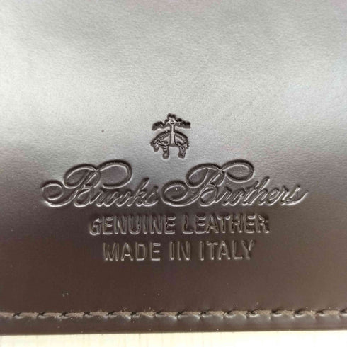 ブルックスブラザーズ BROOKS BROTHERS イタリア製 レザーカードケース メンズ