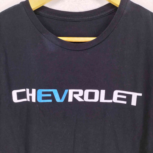 企業ロゴプリントクルーネックTシャツ メンズ