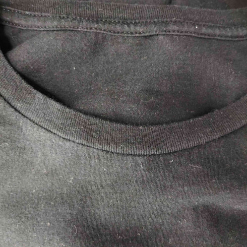企業ロゴプリントクルーネックTシャツ メンズ