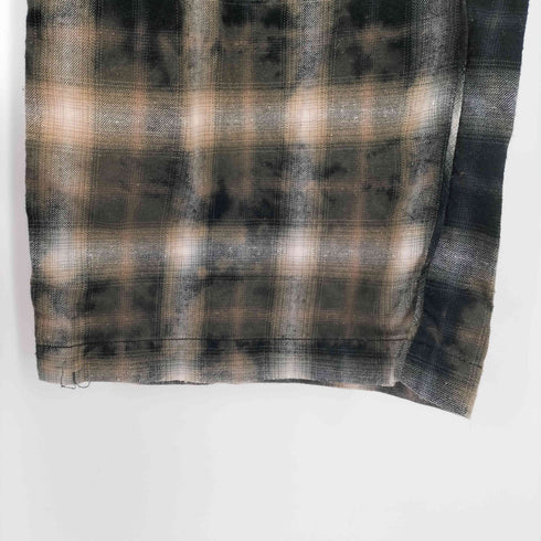 メゾンスペシャル MAISON SPECIAL Bleach Plaid Pattern Easy Pants レディース JPN:36