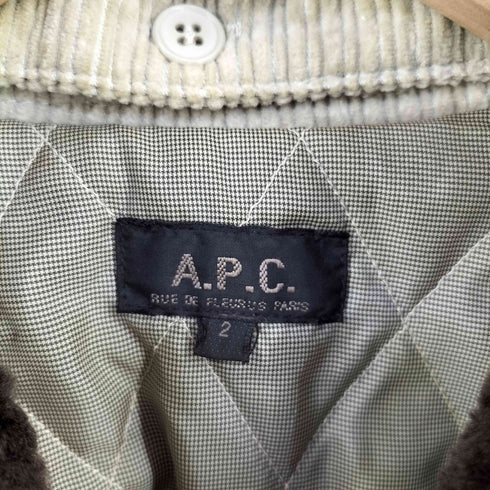 アーペーセー A.P.C. コーデュロイ フライトジャケット メンズ JPN:2