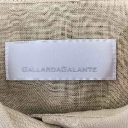 ガリャルダガランテ GALLARDAGALANTE リネンオーバーシャツ レディース FREE