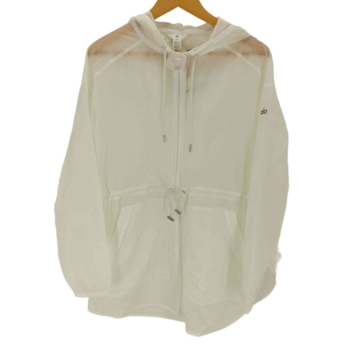 alo yoga シアーナイロンジップパーカー レディース import:S
