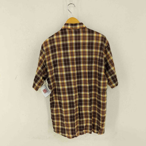 ステューシー Stussy 00S ワンポイントロゴ刺繍 S/S チェックシャツ メンズ JPN:XL