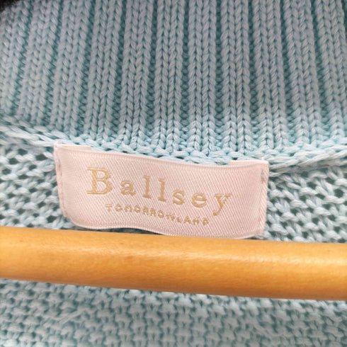 ボールジー BALLSEY モスステッチ フロントオープンカーディガン レディース JPN:S