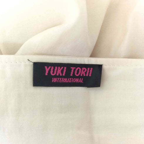 ユキトリイ YUKI TORII 刺繍台形スカート レディース