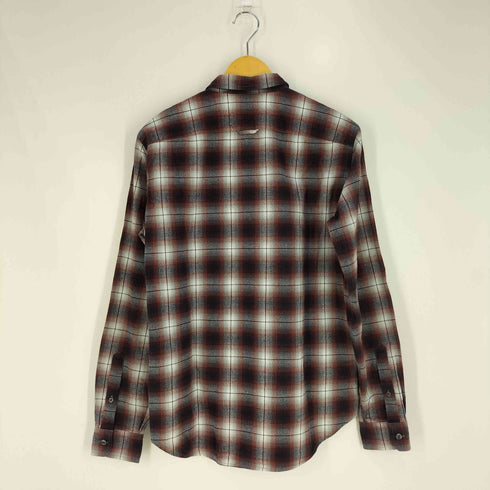 ヴィンス VINCE チェック柄 コットン フランネルシャツ ネルシャツ メンズ import:S