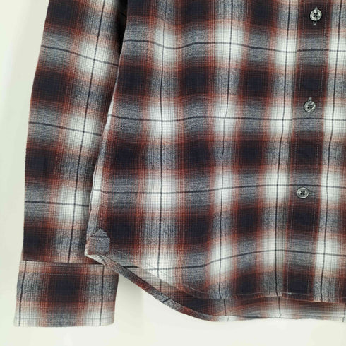 ヴィンス VINCE チェック柄 コットン フランネルシャツ ネルシャツ メンズ import:S