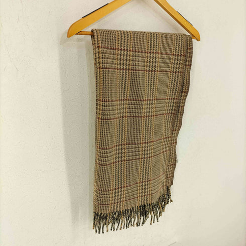 アクアスキュータム AQUASCUTUM ウール100% タータンチェックマフラー レディース